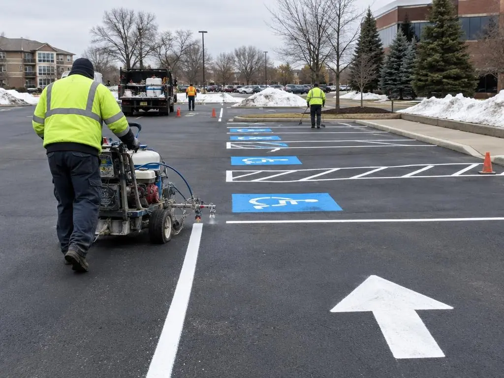 Parking Lot Striping in Arlington Heights, IL